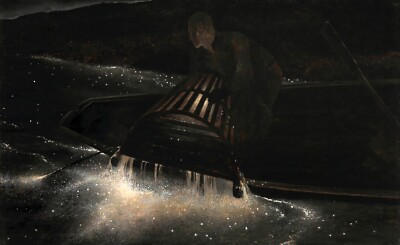 Andrew Wyeth: Night Hauling 22x30 Archival Quality Fine Art Print