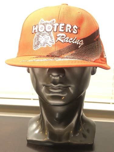 nwot HOOTERS racing orange baseball cap 