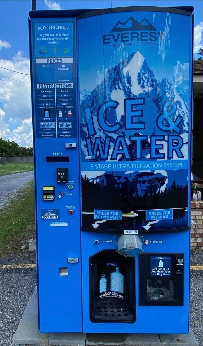 2022 Everest Ice and Water Vending Machine VX4 | eBay