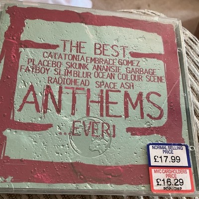 The Best Anthems Ever! CD Rock Pop Compilation 1998 EMI Catatonia Embrace Place 