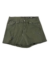 Miss Me Green Women’s Denim Mini Skirt W29