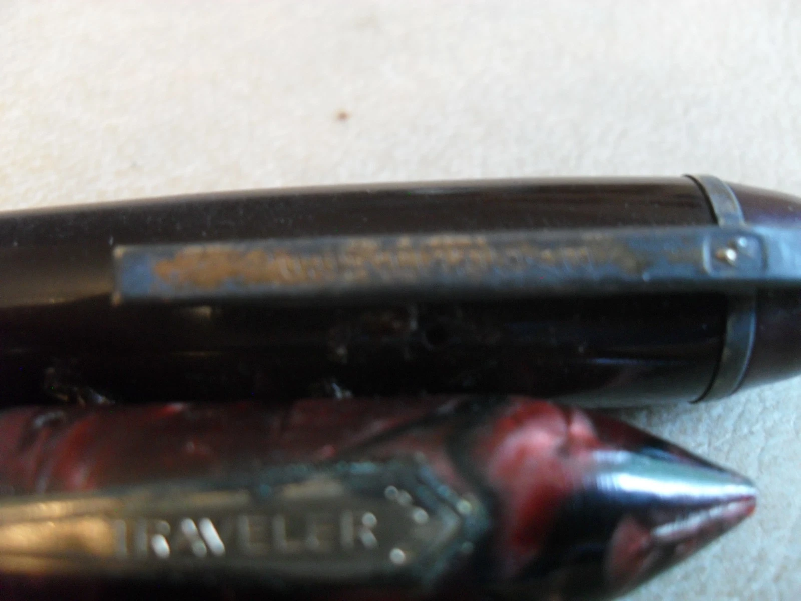 Lot of 3 Vintage Fountain Pens With 14K Gold Nibs - Eversharp - Moore - Traveler image 13
