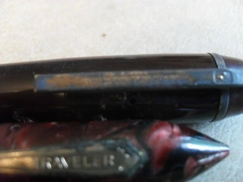 Lot of 3 Vintage Fountain Pens With 14K Gold Nibs - Eversharp - Moore - Traveler image 13