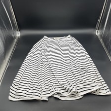 Kefee Kol Breast Feeding Poncho w/ Pocket  Carrying Back, White  Black Stripe