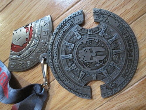 New Unworn 2025 Spartan Race SPRINT 5K US National Series Medal With Wedge - Picture 2 of 2