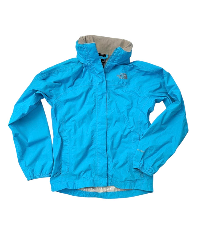 The North Face Girls Windbreaker Rain Jacket With Hood Youth Size LARGE 10/12