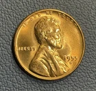 1955-S Lincoln Wheat Cent – Bright Red GEM BU
