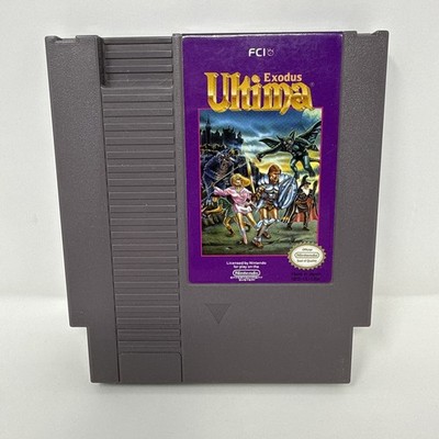 Ultima: Exodus (Nintendo NES) Cleaned & Tested! Authentic!