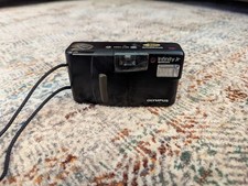 Olympus Infinity Jr Quartzdate 35mm Point Shoot Film Camera Black Japan