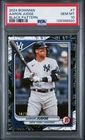 Aaron Judge 2024 Bowman #7 Black Pattern Variation SSP #10/15 PSA 10! Pop 4!