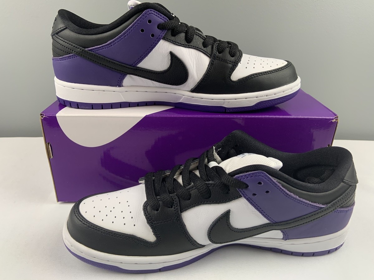 Men's Size 10 - Nike SB Dunk Low Pro Court Purple bq6817-500