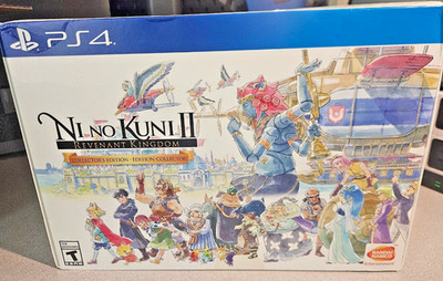 Ni No Kuni 2 II Revenant Kingdom Collectors PS4 Limited Edition Brand New Sealed