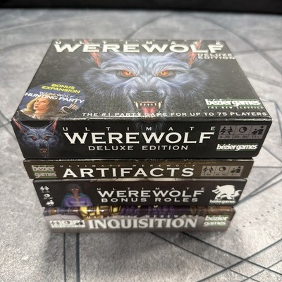 Ultimate Werewolf Deluxe Edition Beziers Games Inquisition Bonus Roles Artifacts