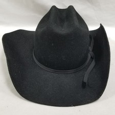 Twister by M F Black Wool Felt Western Cowboy Hat Youth XL