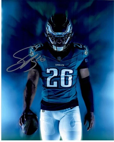 Saquon Barkley Philadelphia Eagles Running Back Signed 8 x 10 Photo TTM COA