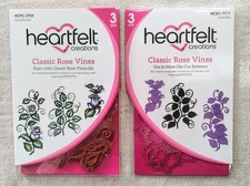  Heartfelt Creations Classic Rose Vines Dies  Stamps Set