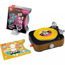 Fisher-Price Rockin' Record Player Musical Toy Preschool Pretend Play