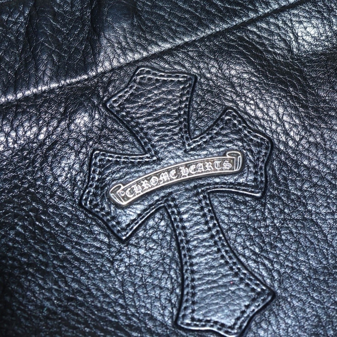 Chrome Hearts Scroll Label Cross Patch Mini Tote … - image 5