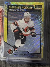 Tim Stutzle 2020-21 OPC Platinum Marquee Rookies Neon Yellow Surge #199 RC