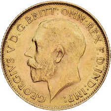 [#1203118] South Africa, George V, 1/2 Sovereign, 1926, Pretoria, Gold, AU, KM:2