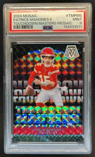 2024 Panini Mosaic Patrick Mahomes II Touchdown Masters Mosaic #TM-PMS PSA 9