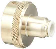 NC2098LF Female Garden Hose Connector, 1/4" OD x 3/4 (Pack of 10)