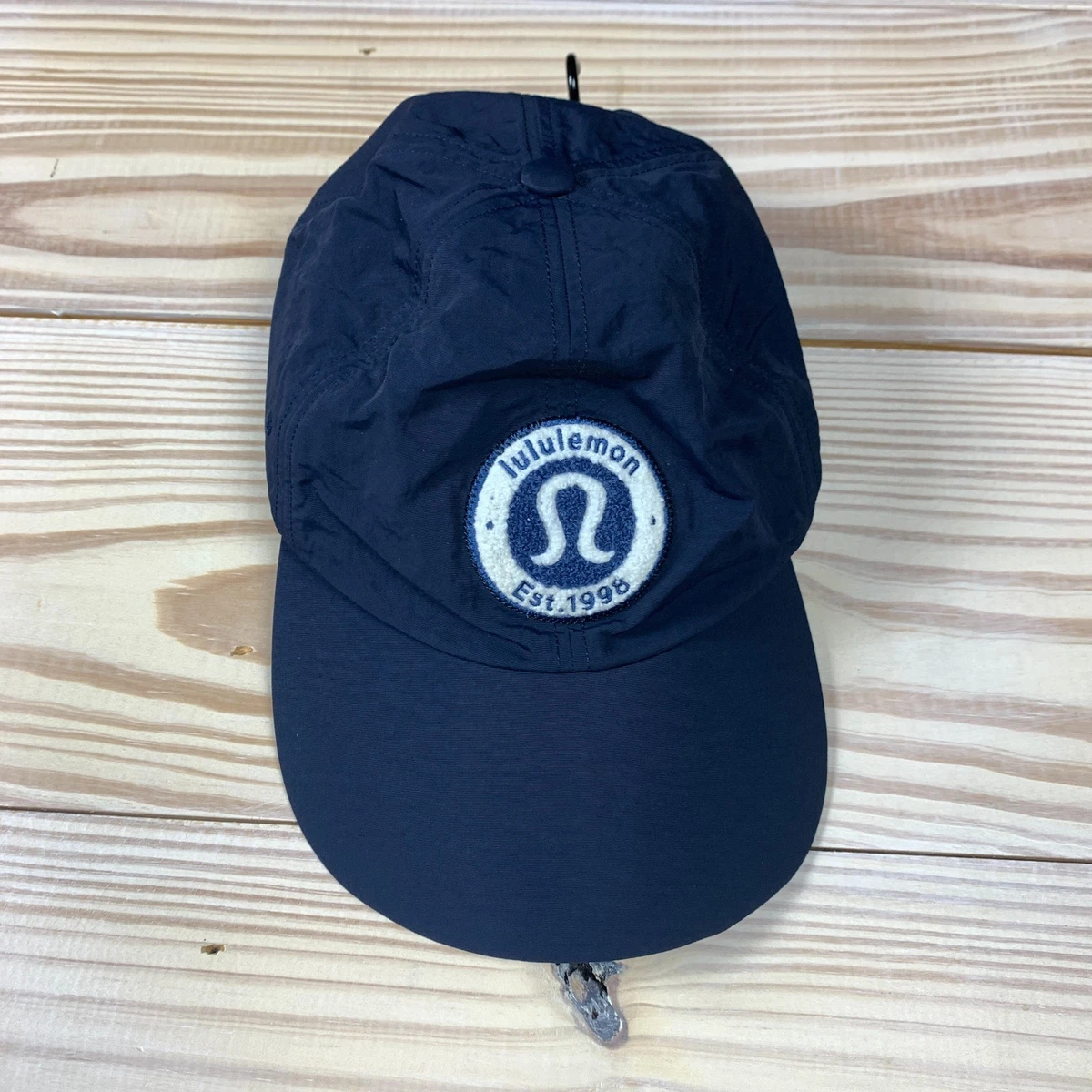 Lululemon Baller Hat Fuzzy Logo Cap Adjustable Navy Blue  display picture 1
