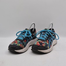 ASICS Contend 6 Shoes Youth Size 4 Multicolor Mesh Running Sneakers 1014A284