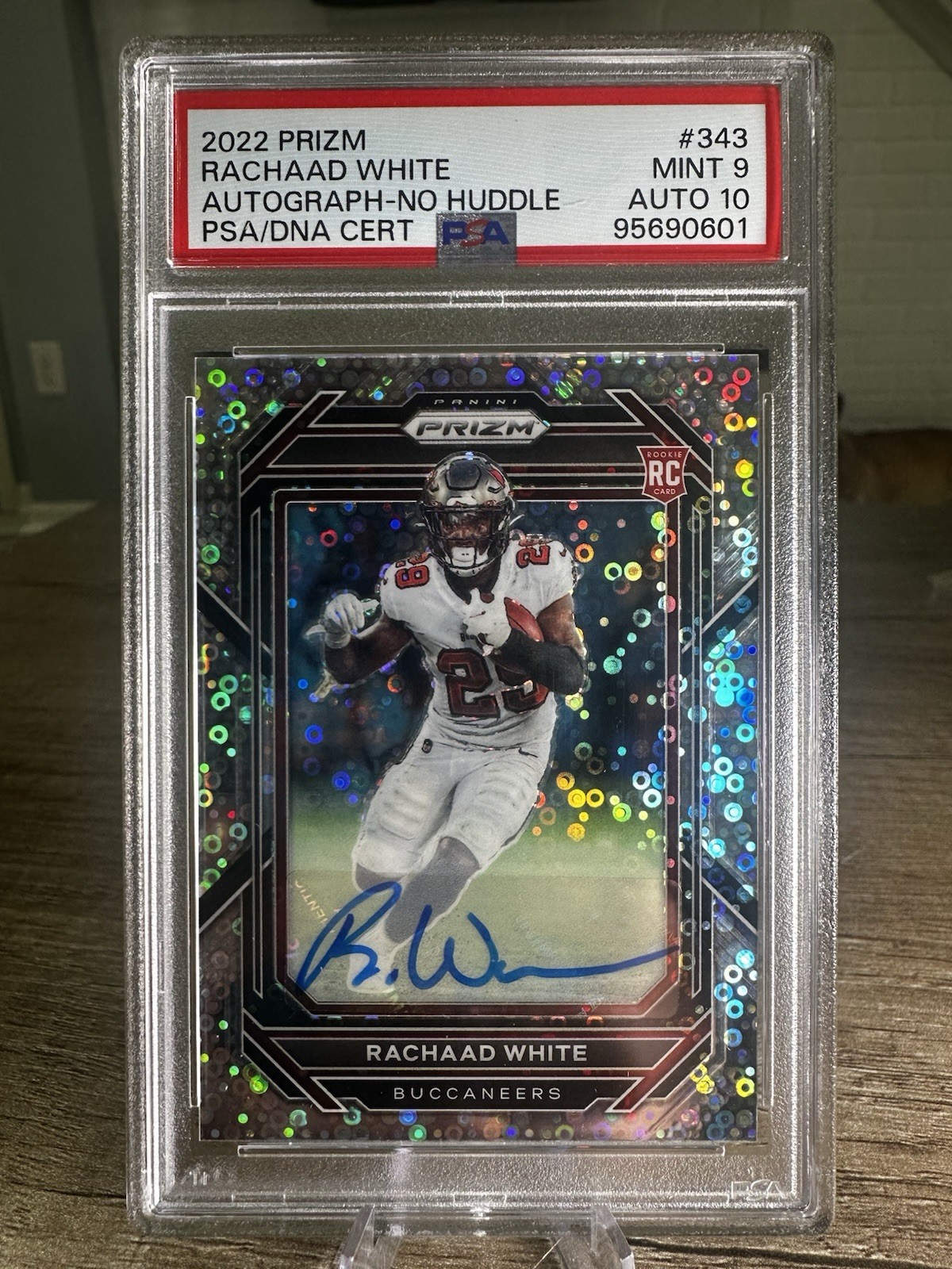 Rachaad White 2022 Prizm No Huddle Rookie Auto RC #343 PSA 9/10 🔥📈 Invest!