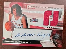 Anderson Varejao RPA /1999 2004-05 SPx #127 Jersey Patch Numbered 0834/1999