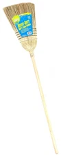 Laitner Brush Company 7020 Heavy Duty Jumbo Corn Broom with Wood Handle