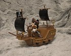 Disney Parks Pirates of the Caribbean Mickey Pullback Pirate Ship Toy