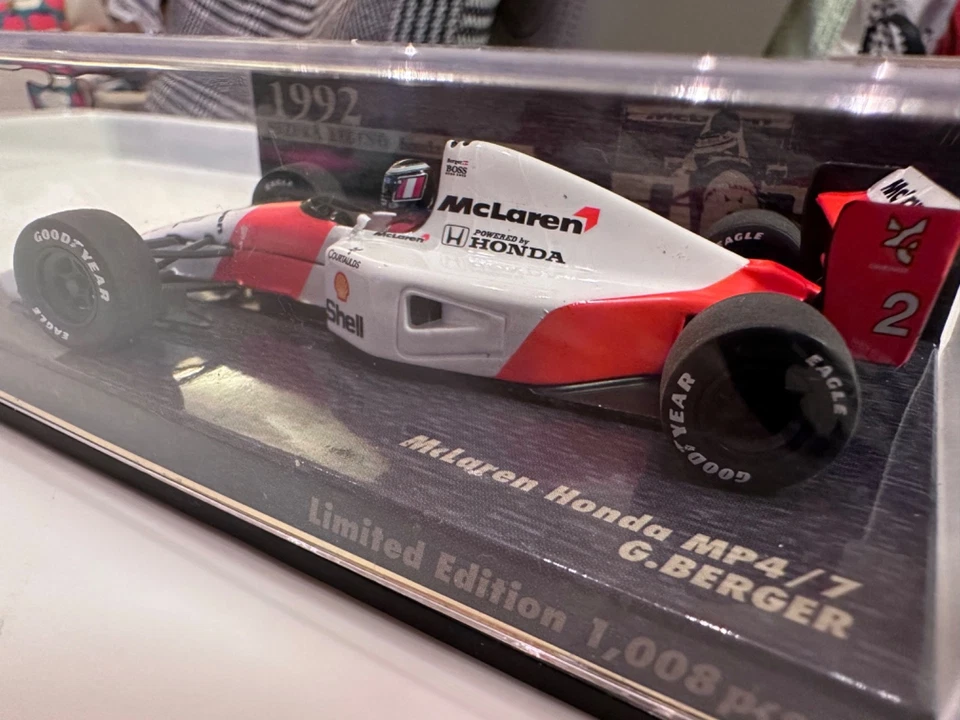 Minichamps 1:43 McLaren Honda F1 MP4/7 Suzuka Legend Circuit Limited Berger 1992 - Image 4 of 4