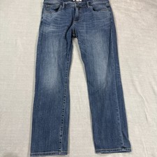 Lucky Brand Jeans Mens 110 Slim 36x30 Blue Faded Stretch Denim Pants