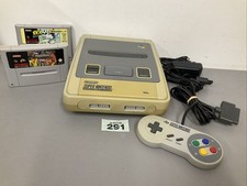 Nintendo Super Nintendo SNES Console + Joy Pad And 2 Games
