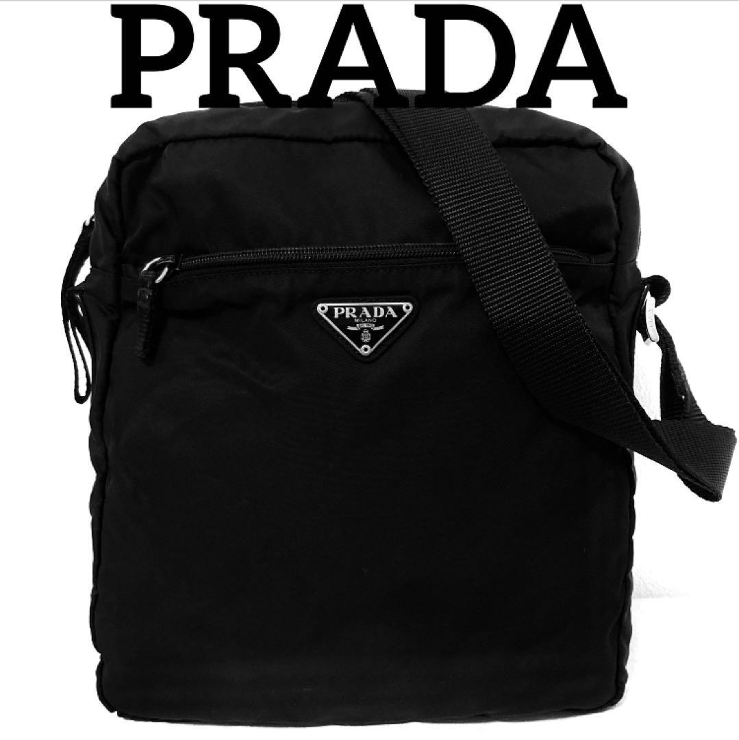 Good Condition PRADA Nylon Shoulder Bag Tote Bag Black