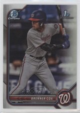 2022 Bowman Draft Chrome Refractor Brenner Cox #BDC-196 16xg