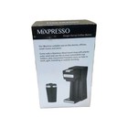 Mixpresso Single Serve Pod Coffee Maker, K-Cup & Ground Coffee, Travel Mug, 800W