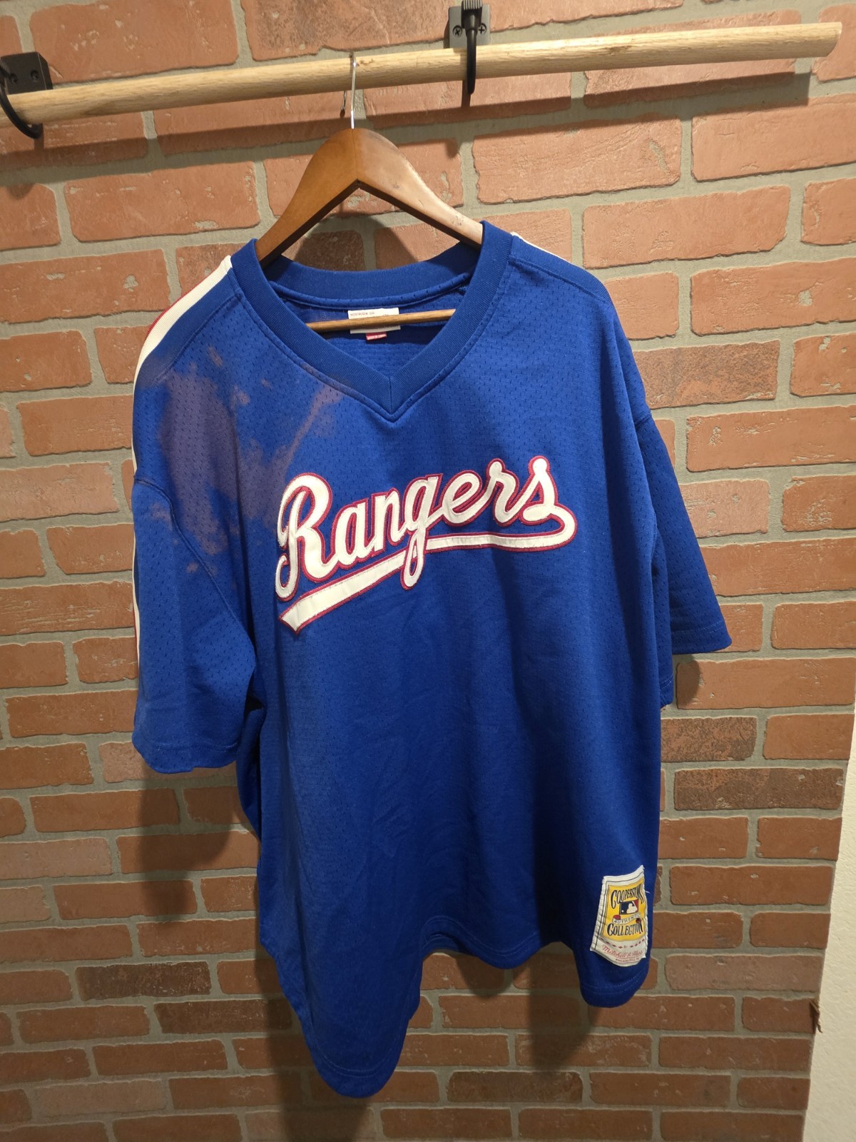 Mitchell & Ness Texas Rangers Nolan Ryan Baseball Jersey Size 3XL  Sku89