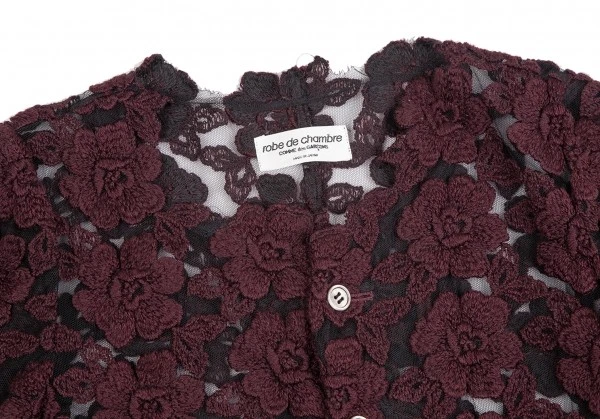 халат de chambre COMME des GARCONS вышивка тюль куртка размер S-M (K-123533) - Изображение 3 из 4