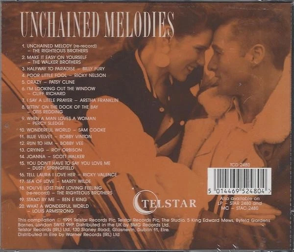 Various Artists Unchained Melodies CD UK Telstar 1991 TCD2480 - Bild 2 von 3