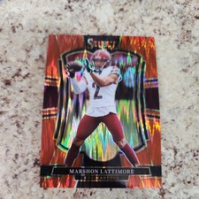 2025 Panini Select - Premier Level Marshon Lattimore #189 Red Shock Prizm 9/249 