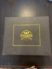 KANARS Whiskey Decanter Set Liquor Bottle with Crystal Glass for Scotch Bourbon