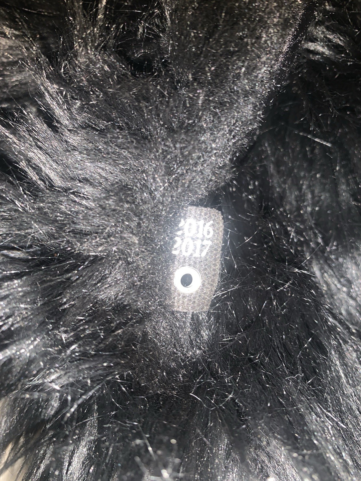 Authentic SpiritHoods Black Wolf  Classic Faux Fu… - image 4