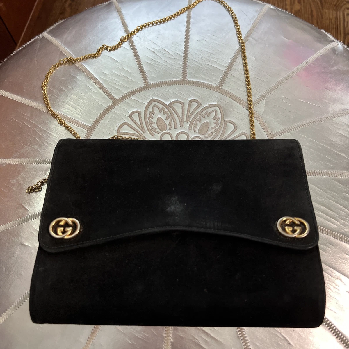 Gucci Suede Clutch Vintage Bags, Handbags & Cases for sale | eBay