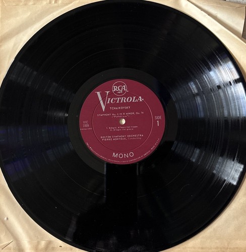 RECORD MUSIC Tchaikovsky RCA VICTROLA Symphony No. 6 Pathetique MONTEUX/BOSTON - Picture 6 of 7