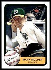 Mark Mulder 2001 Fleer Platinum #352 Athletics MLB READ FREE SHIP AutographDen