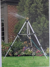 Tripod Sprinkler Telescoping YARDSMITH 622537 48 Inches Tall Fully Extended NEW