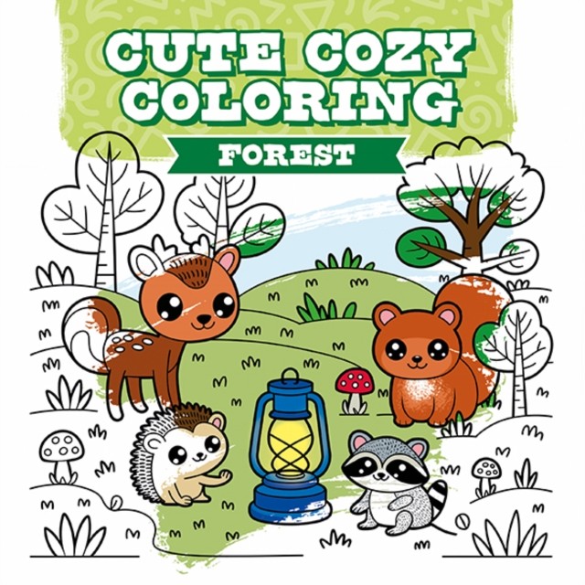 Cute Cozy Coloring: Forest (Paperback Book) - Image 6