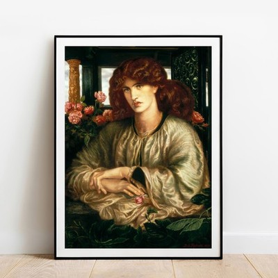 Kunstdruck Rossetti - Die Dame des Mitleids 1879 Galerie Wandbild Giclée Poster